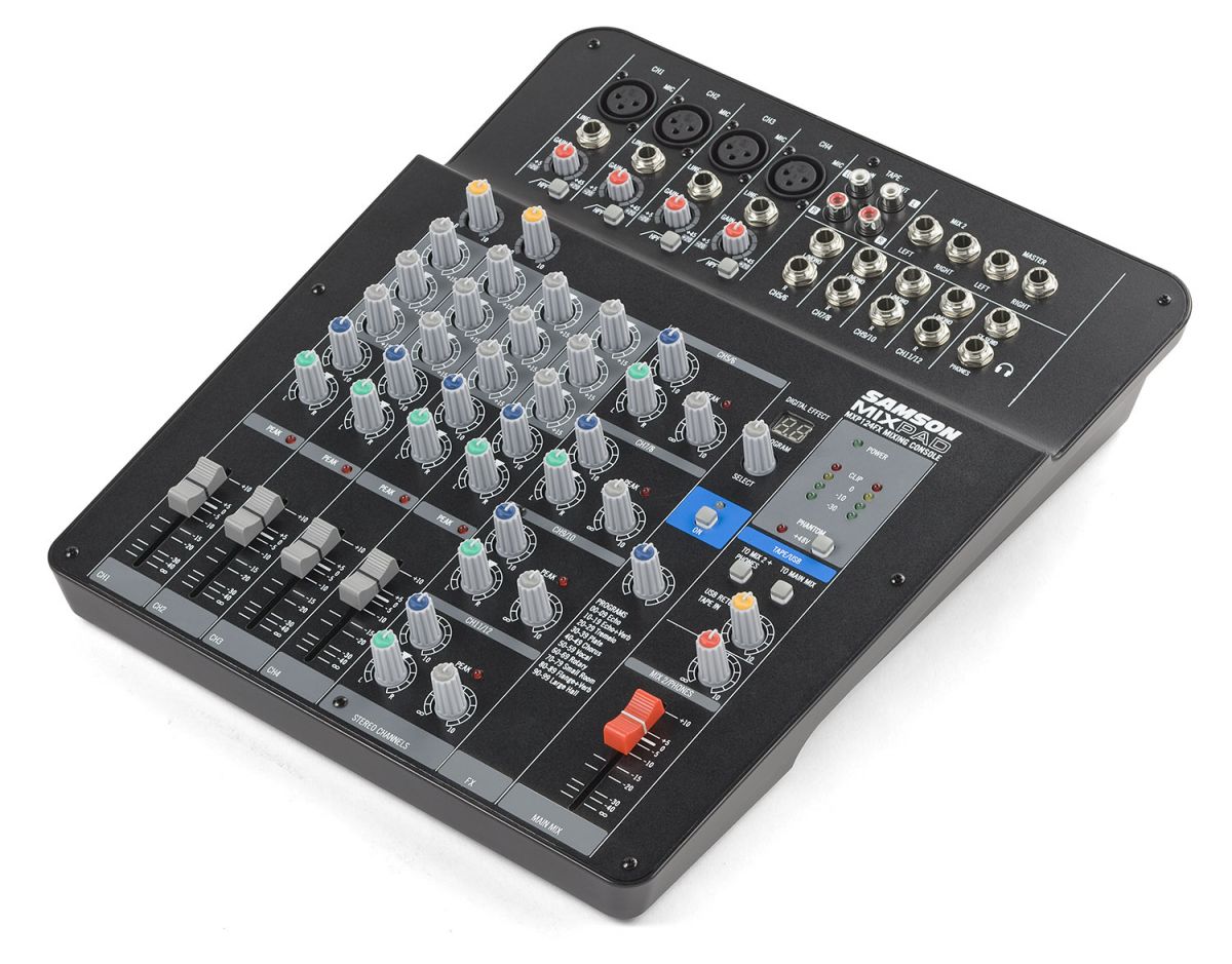 samson mixpad mxp124fx samson mixpad mxp124fx
